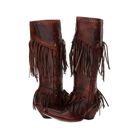 Old Gringo Pereyra Womens Western Fringe Boots - Picture 2 of 7